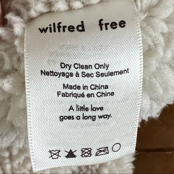 • Wilfred Free Aritzia • Ranch Jacket Faux Suede Sherpa - Picture 7 of 15